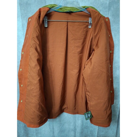 Houston White Utility Jacket Men's XL Corduroy Collar Barn Coat Chore Jacket - Picture 13 of 13